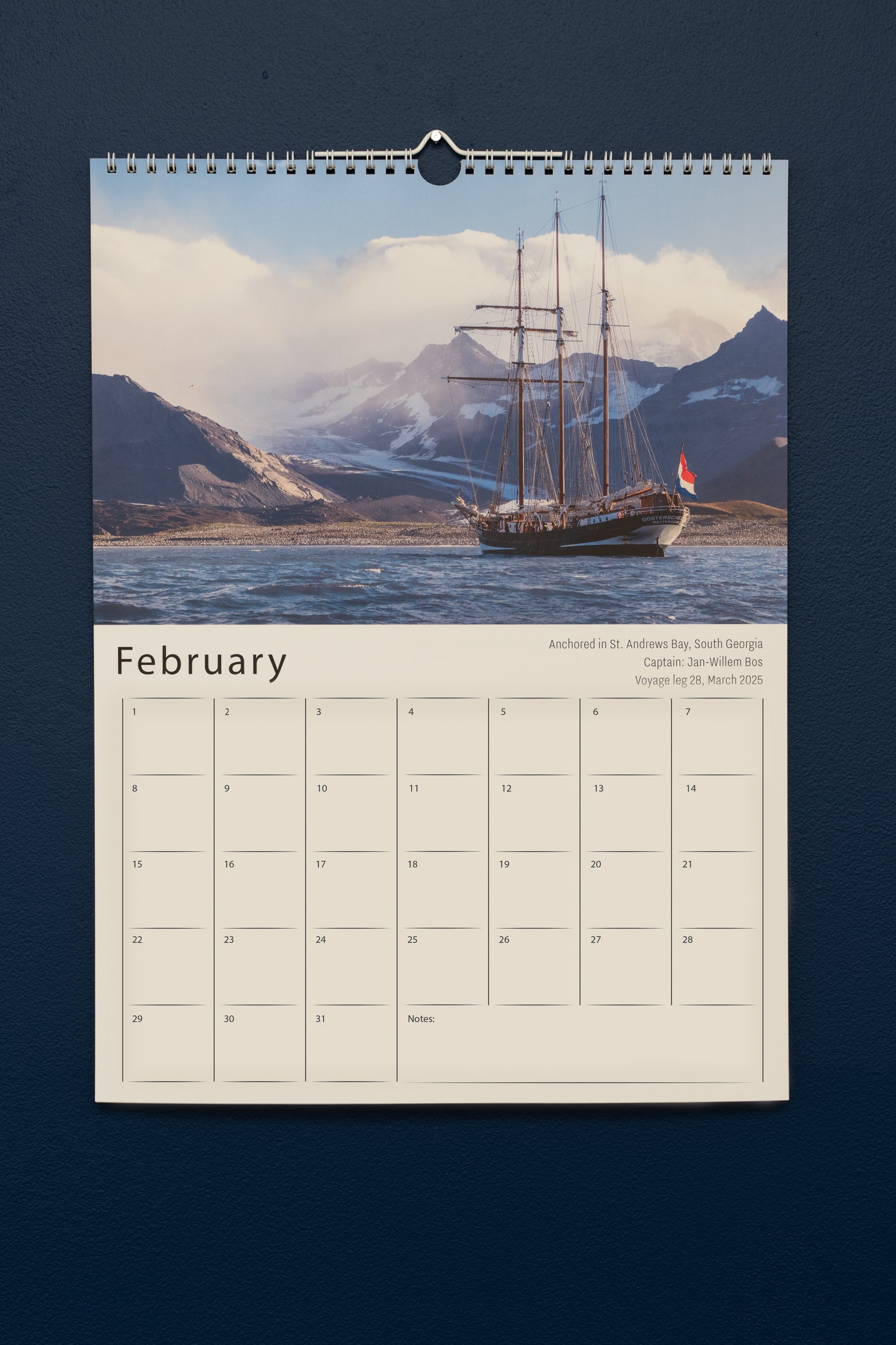 Oosterschelde x Darwin200 Voyage Calendar